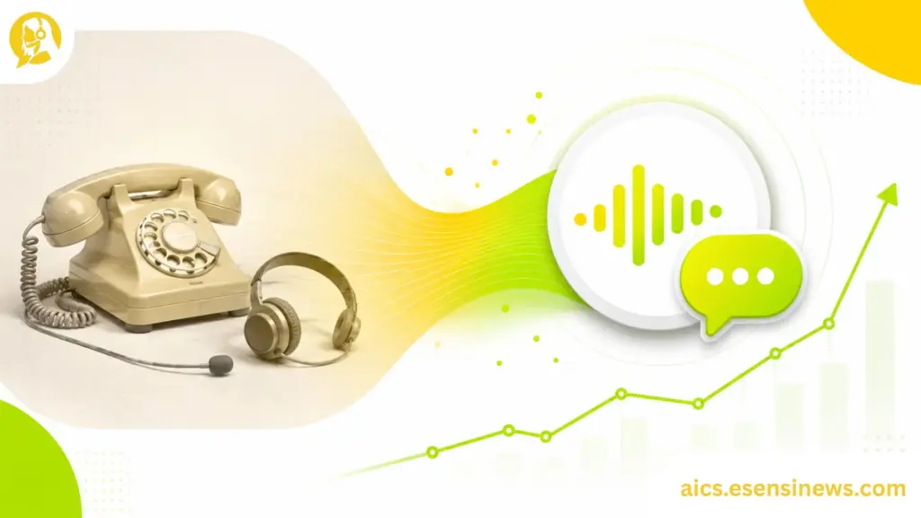 AI in call center technology shown transforming traditional support into automated customer service